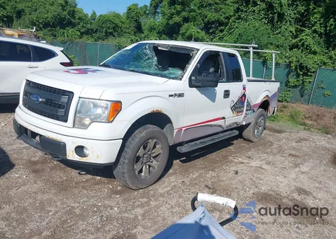 2013 Ford F-150 Stx из США, поврежденный, VIN 1FTFX1EF1DFA59487